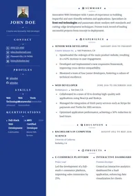 Chikorita resume template