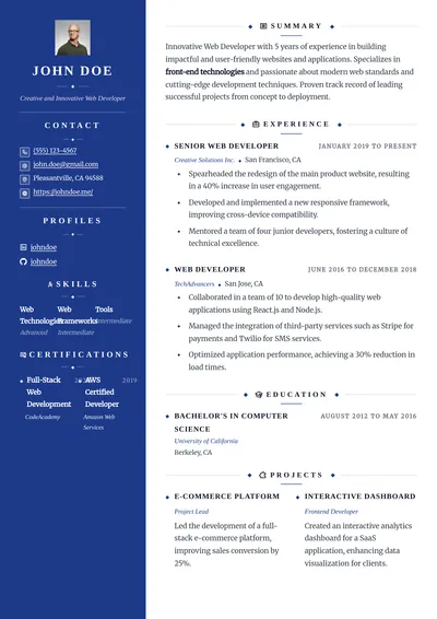 Template 14 preview
