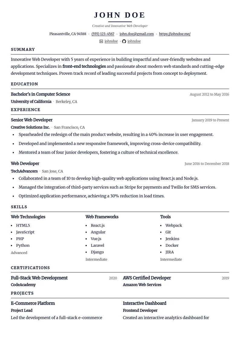 INSEAD-style preview
