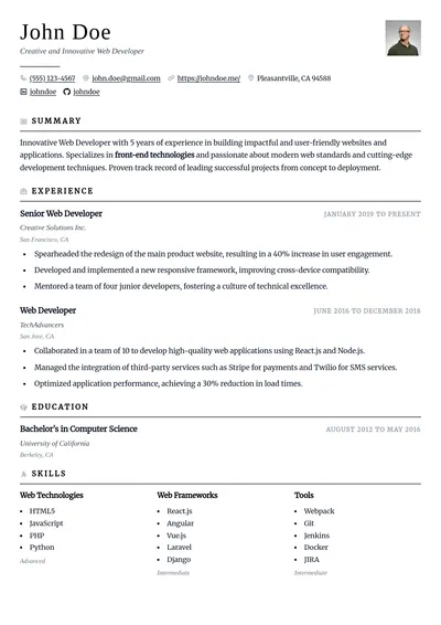 Template 13 preview
