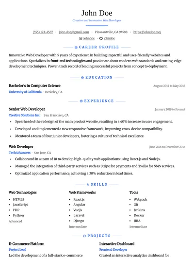 Template 53 preview